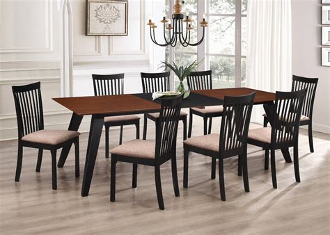 Next Day Delivery Black Wood Dining Room Set